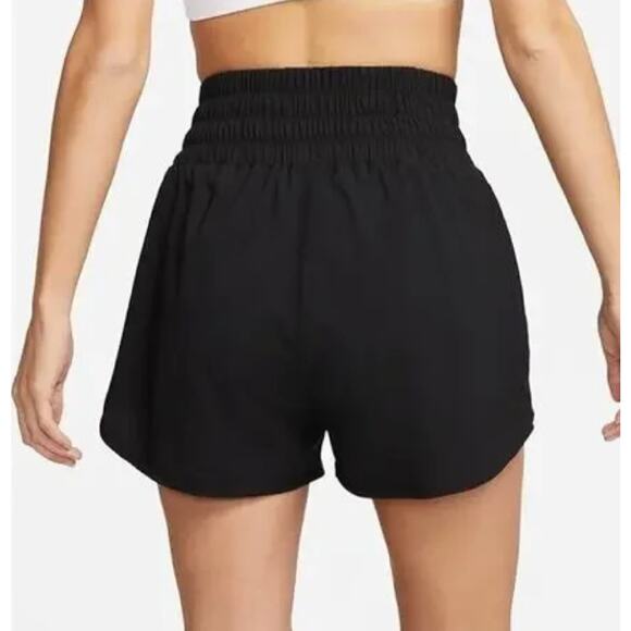 NIKE One Ultra High 3 Brief-Lined Shorts - Black - Size: XS - Picture 3 of 4
